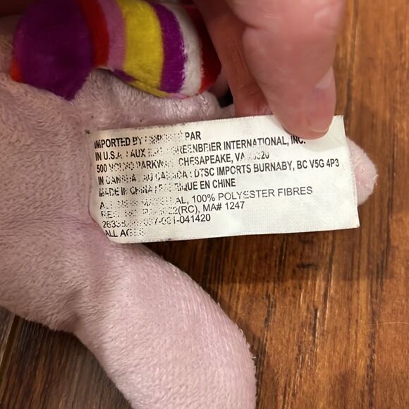 Greenbrier International My Little Pony Pink 8” Plush Stuffed Animal - Picture 11 of 11